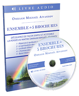 Ensemble de 5 brochures (livre audio)